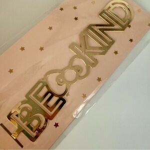 Erin Condren x Hello Kitty Bow Be Kind Metal Bookmark NWT